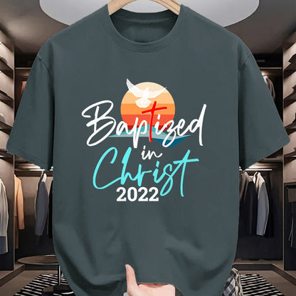 Christian Tee, Christian Faith Unisex T-Shirt/Hoodie/Sweatshirt HLT00 -  Baptized In Christ Baptism Catholic Christian Jesus T-Shirt